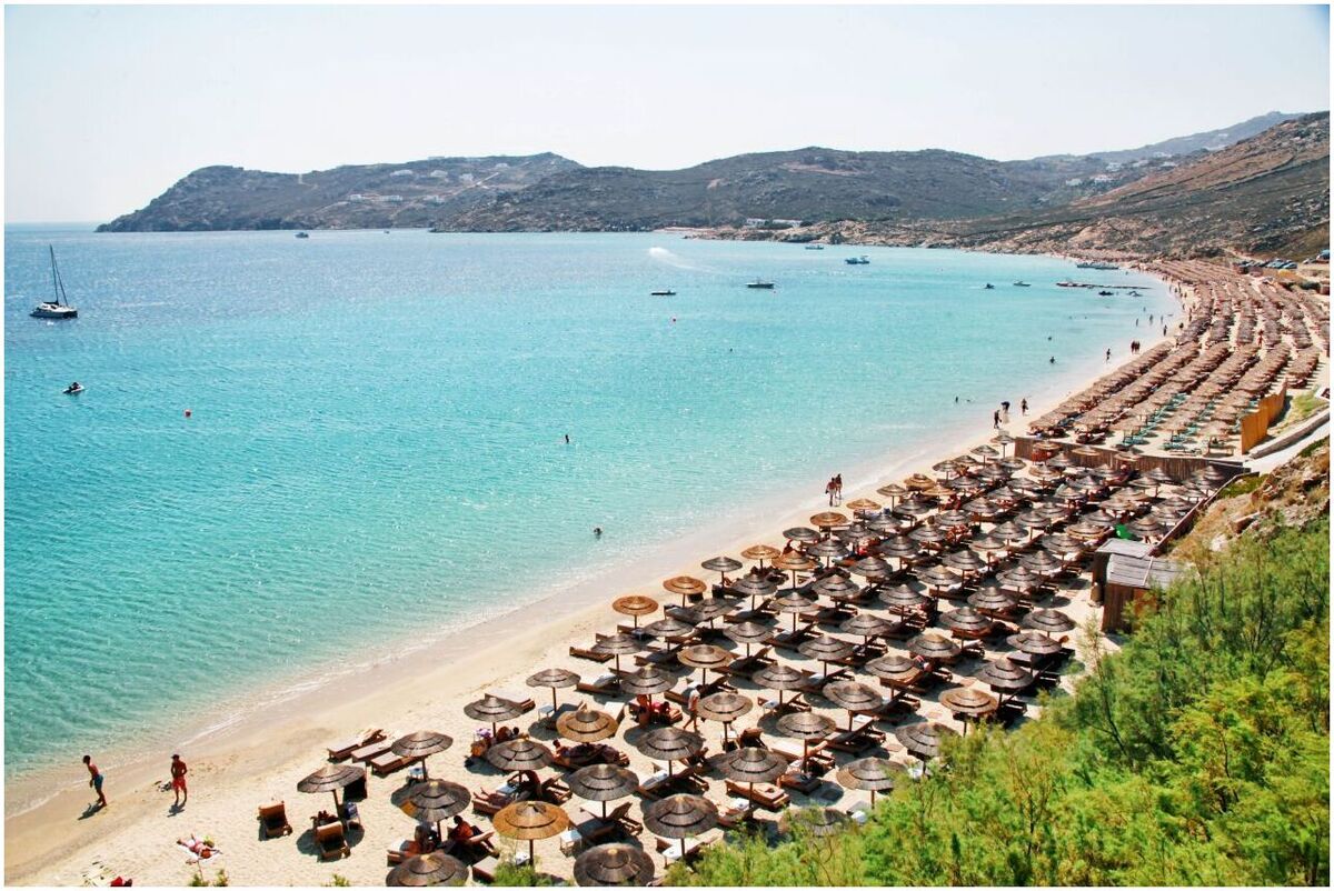 plage Mykonos Grèce 