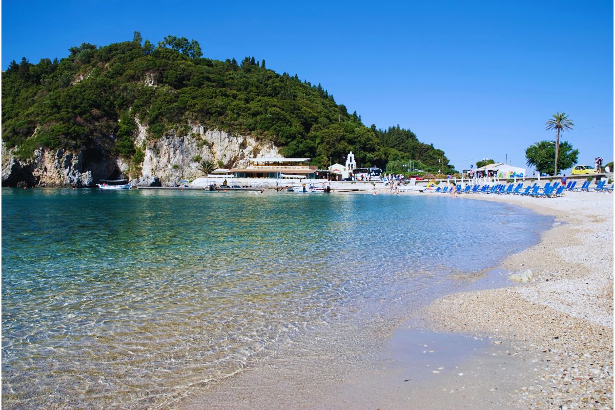 plage de Paleokastritsa Grèce